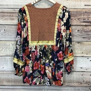 Anthropologie Tops - Anthropologie RD + KoKo Trimmed Peasant Top Sm Anthropologie Tops - Anthropologie RD + KoKo Trimmed Peasant Top Sm